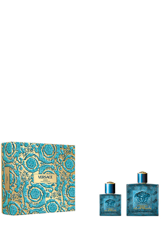 Versace Eros 100ml EDT + 30ml EDT for Men Gift Set