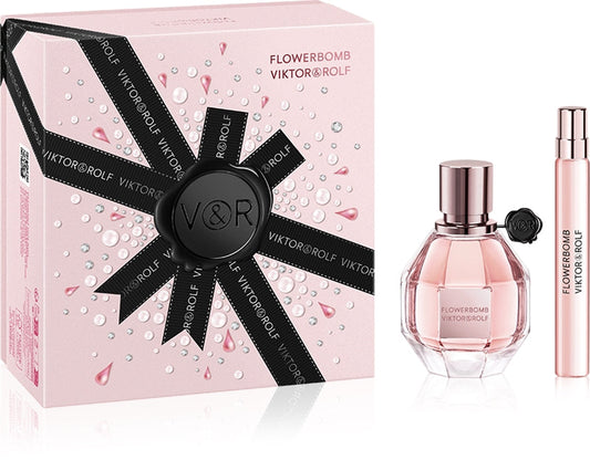 Viktor & Rolf Flowerbomb 50ml EDP + 10ml Mini EDP for Women Gift Set