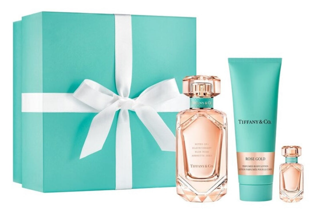 Tiffany & Co Rose Gold 75ml EDP + 100ml Body Lotion + 5ml EDP Set for Women