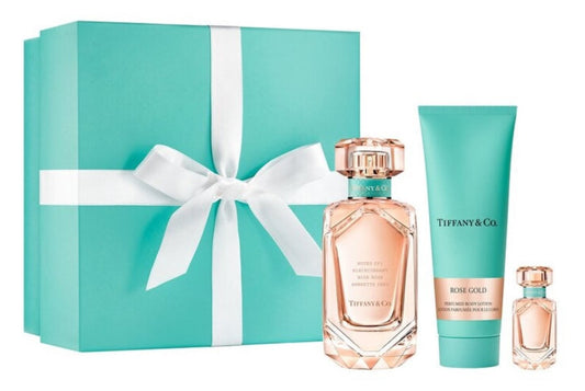 Tiffany & Co Rose Gold 75ml EDP + 100ml Body Lotion + 5ml EDP Set for Women