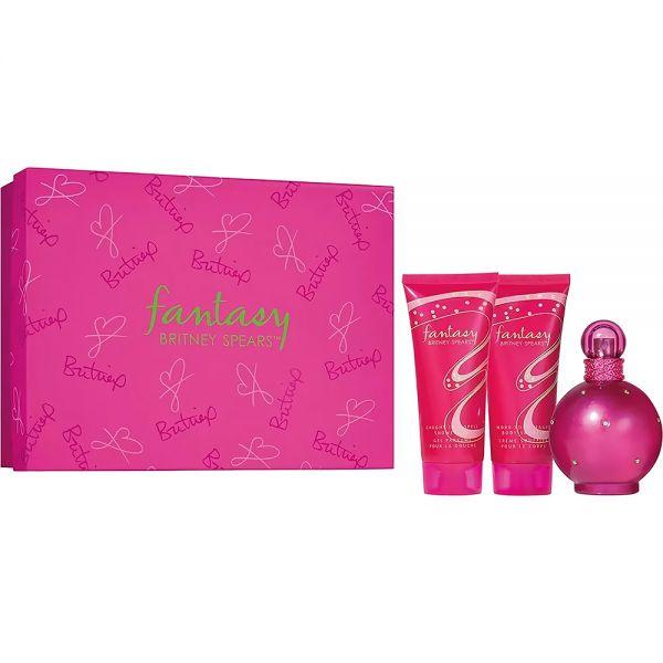 Britney Spears Fantasy 100ml EDP Spray for Women Gift Set 3 PCs
