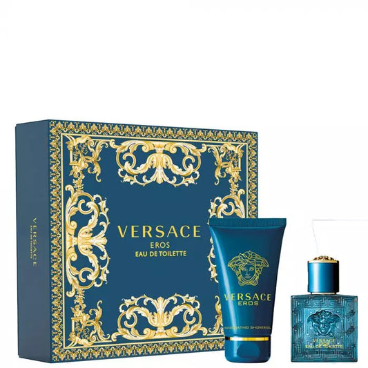 Versace Eros 30ml EDT Men Gift Set  + 50ml Shower Gel