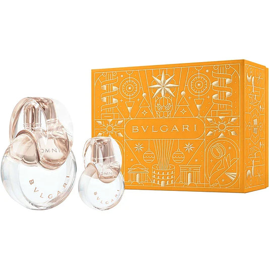Bvlgari Omnia Crystalline 100ml EDT + 15ml EDT Mini for Women Gift Set