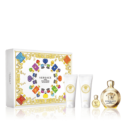 Versace Eros EDT Gift Set for Women EDT 100ml 4 Pieces - Perfume Oasis